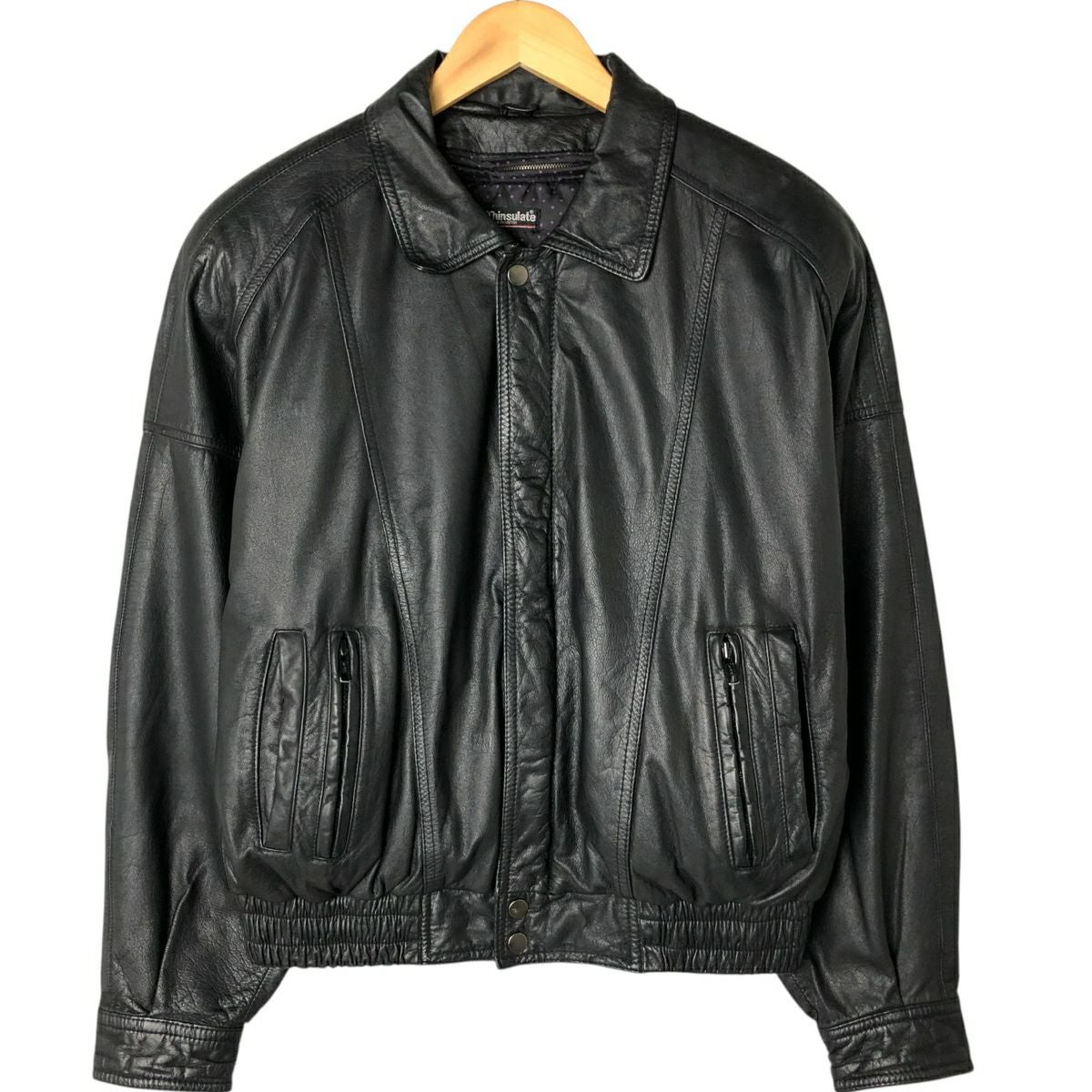 古着 ウィルソンズ WILSONS THINSULATE シンサレート 中綿入り レザー