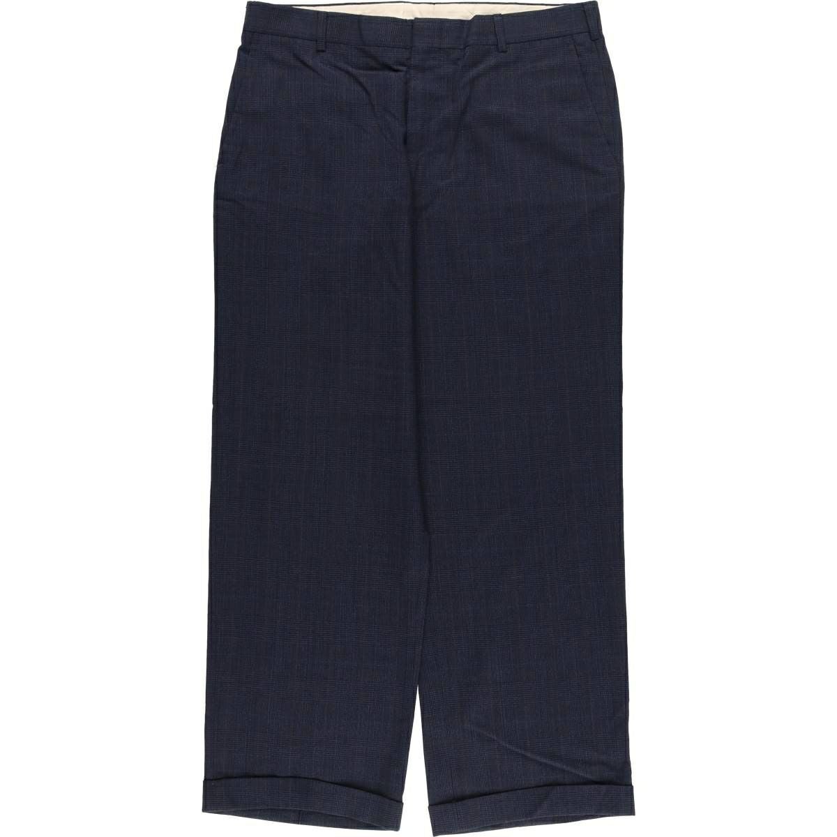 古着 ZANELLA FOR NORDSTROM チェック柄 スラックス ワイドパンツ