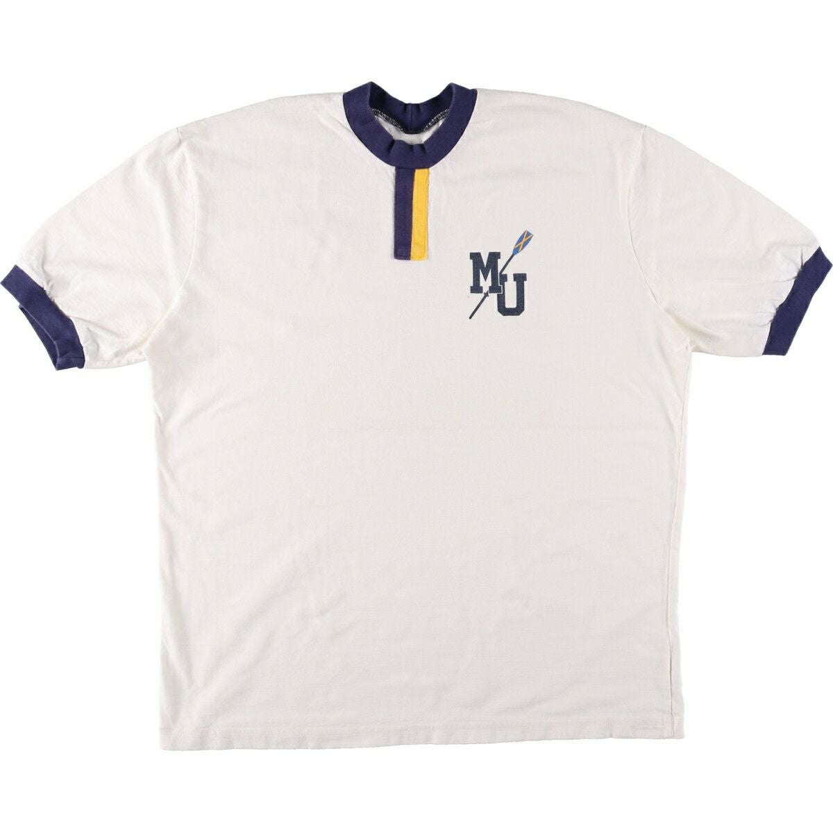 古着 90年代 SEW SPORTY カレッジ リンガーTシャツ USA製 メンズXL相当