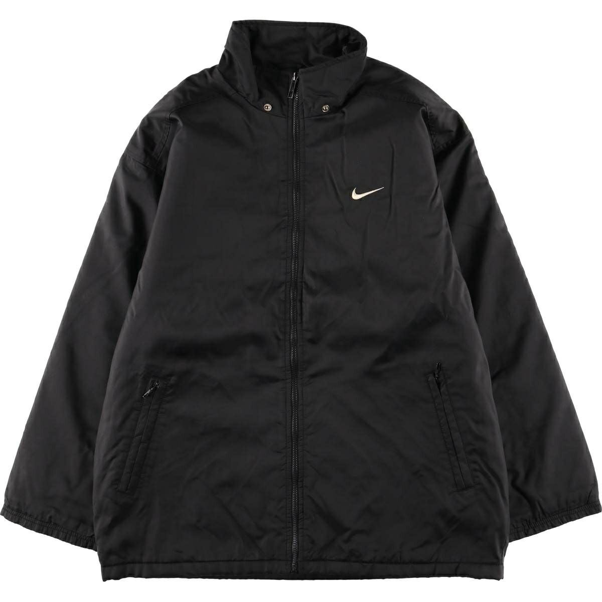古着 90年代 ナイキ NIKE 中綿入り ハーフジップ ナイロンプルオーバー