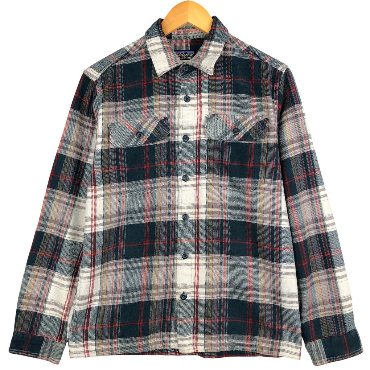 古着 パタゴニア Patagonia 52075 SP21 半袖 チェックシャツ メンズL