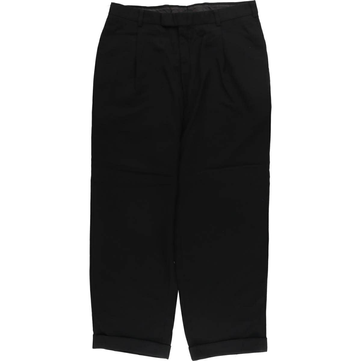 古着 ピエールカルダン PIERRE CARDIN ワンタック ウールパンツ