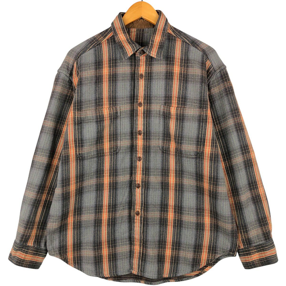 古着 PEACOCKS 長袖 フランネルチェックシャツ レディースM相当/eaa597655 古着 PEACOCKS 長袖 フランネルチェックシャツ レディースM相当