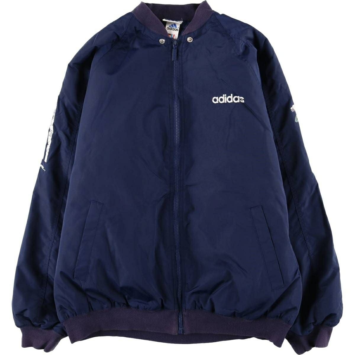 古着 90～00年代 アディダス adidas リバーシブル バックロゴ 中綿