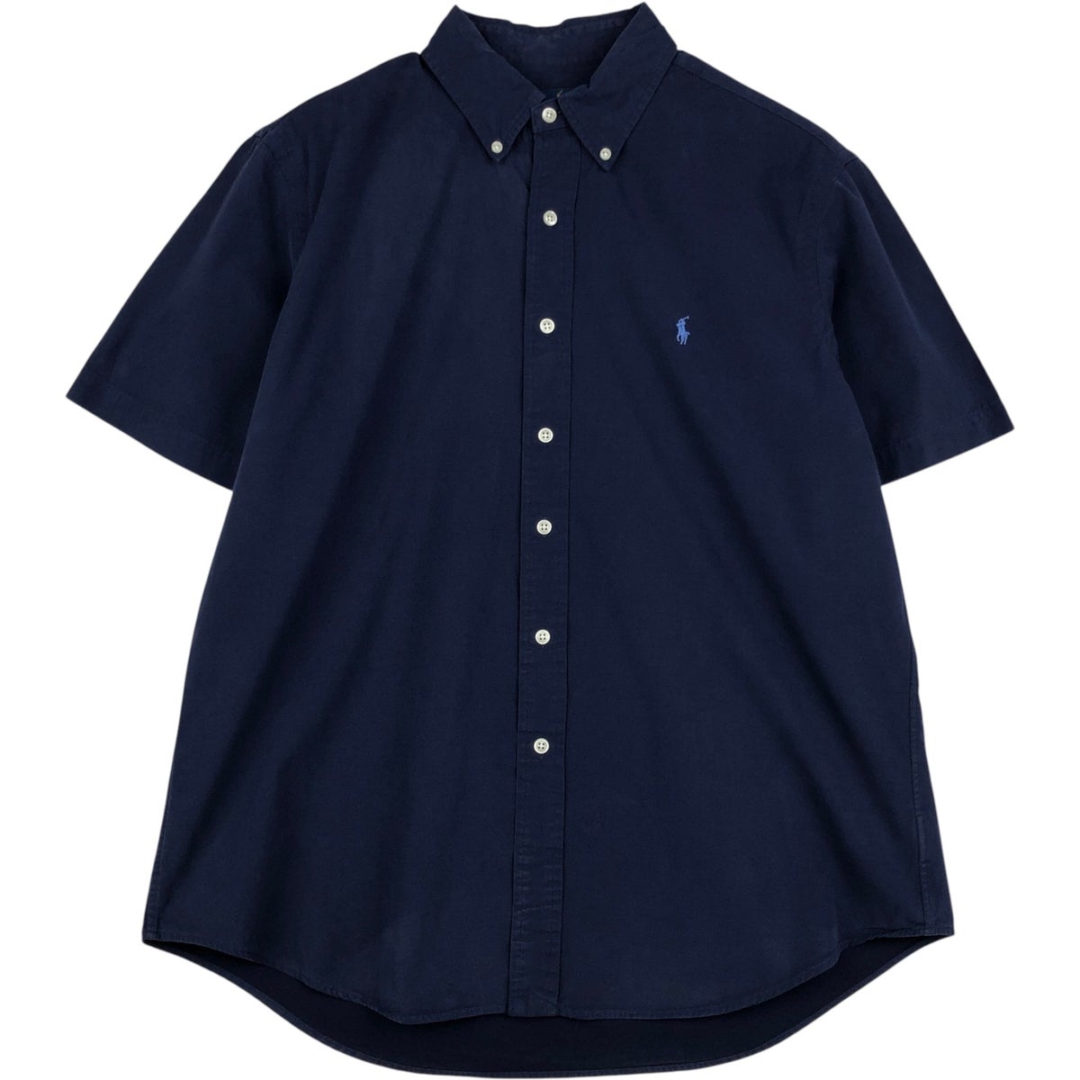 古着 ラルフローレン Ralph Lauren 半袖 ボタンダウンシャツ メンズL