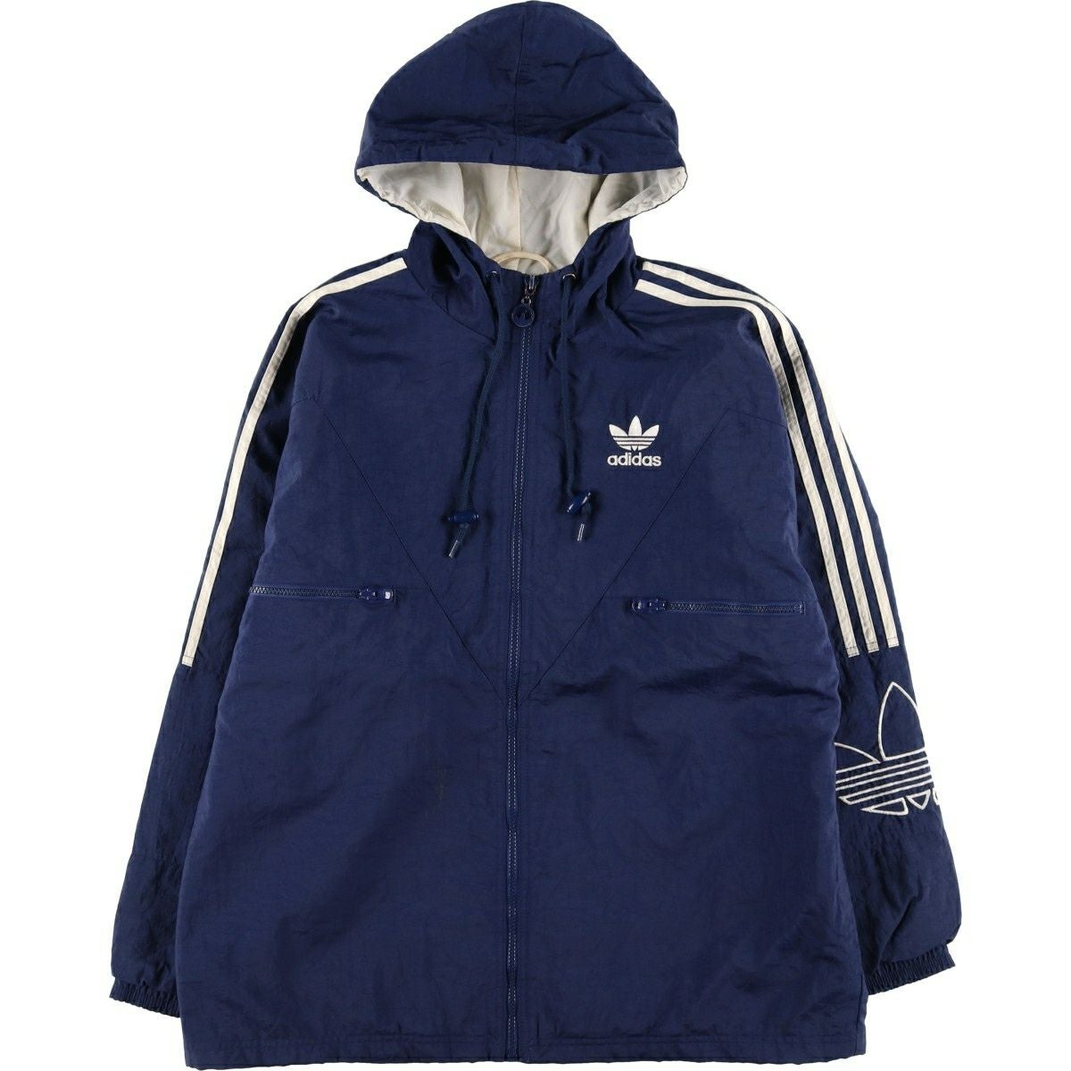 古着 90年代 アディダス adidas リップストップ アノラックパーカー