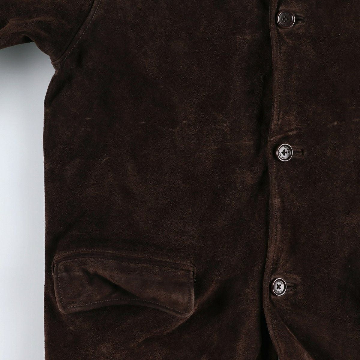 古着 バナナリパブリック BANANA REPUBLIC スエードレザー ハーフ