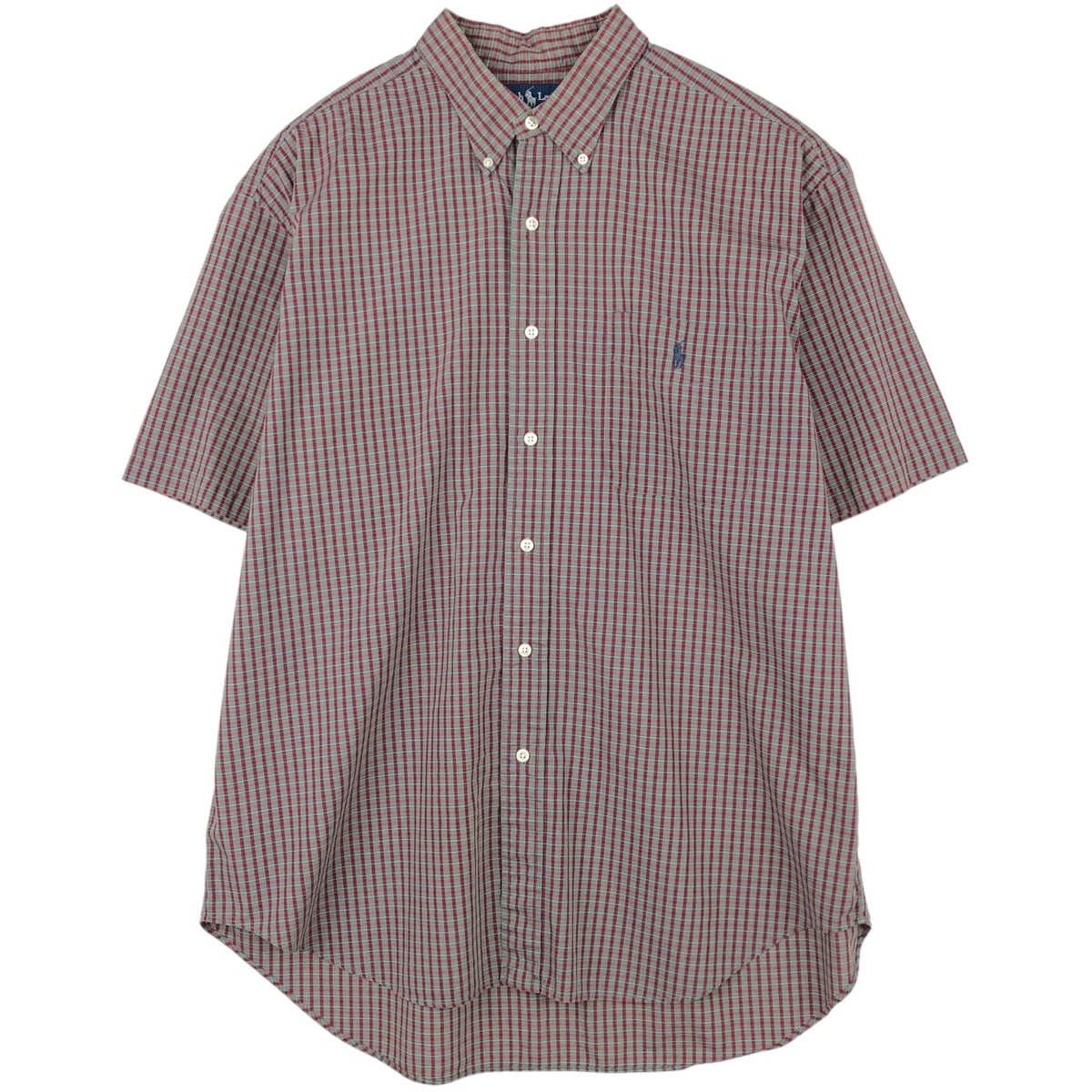 古着 ラルフローレン Ralph Lauren GREGGOR 半袖 ボタンダウン
