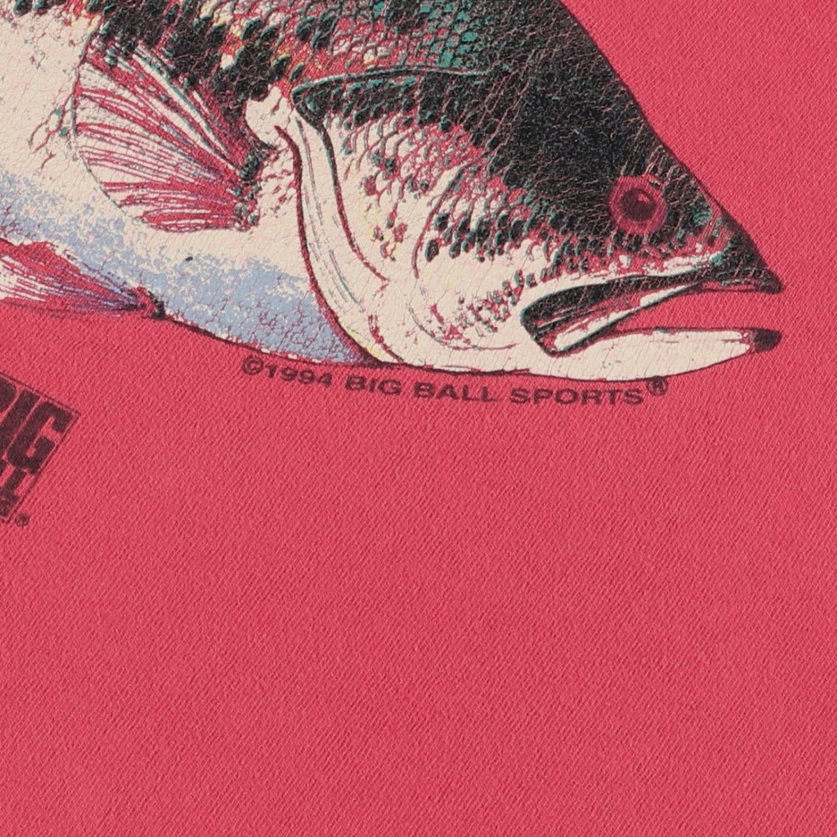 古着 90年代 Big Ball Sports HEAVYWEIGHT 大判プリント 魚柄 アニマル