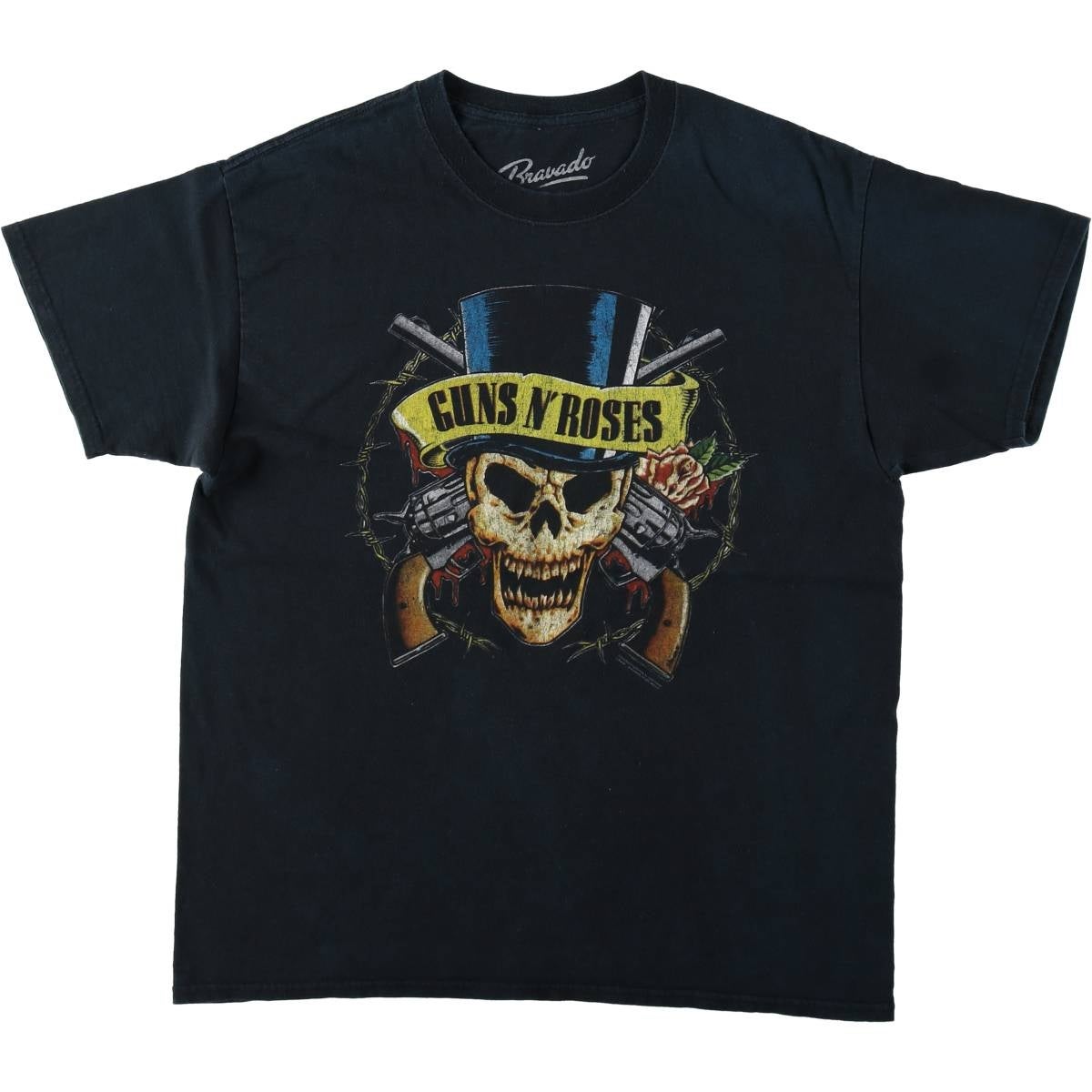 古着 GUNS N ROSES ガンズアンドローゼズ ドクロ柄 スカル柄 バンドT