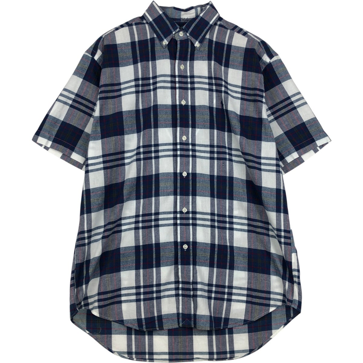 古着 ラルフローレン Ralph Lauren BLAKE 半袖 ボタンダウン チェック