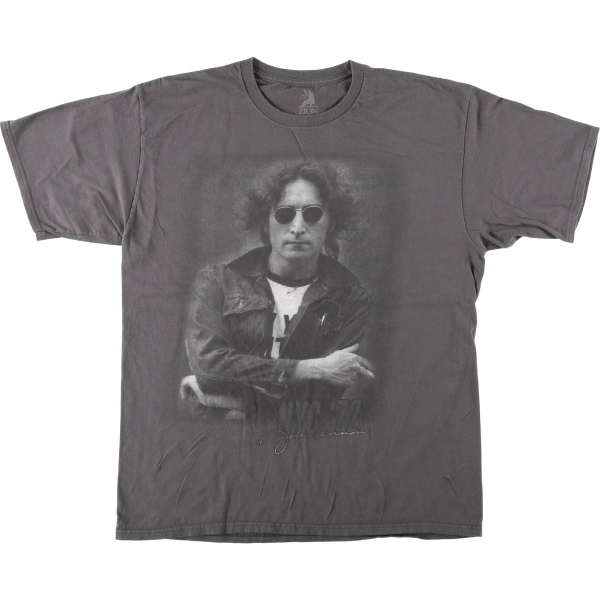 古着 ZION JOHN LENNON ジョンレノン バンドTシャツ バンT メンズL相当