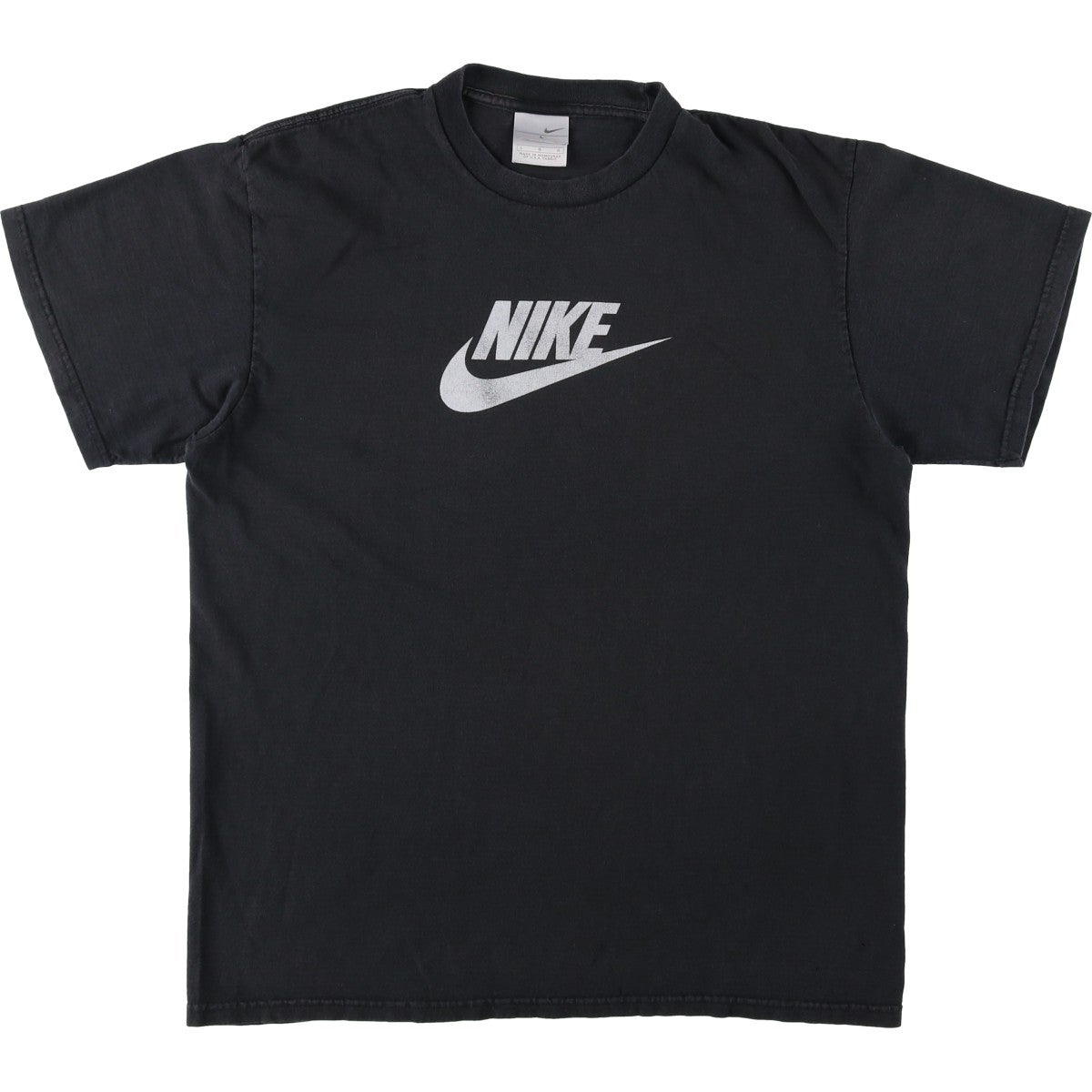 古着 00年代 ナイキ NIKE センターロゴ ロゴプリントTシャツ メンズL