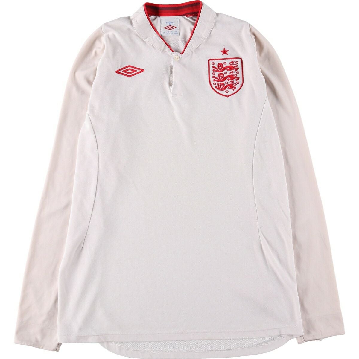 古着 90～00年代 アンブロ UMBRO イングランド代表 パイル地 襟付き