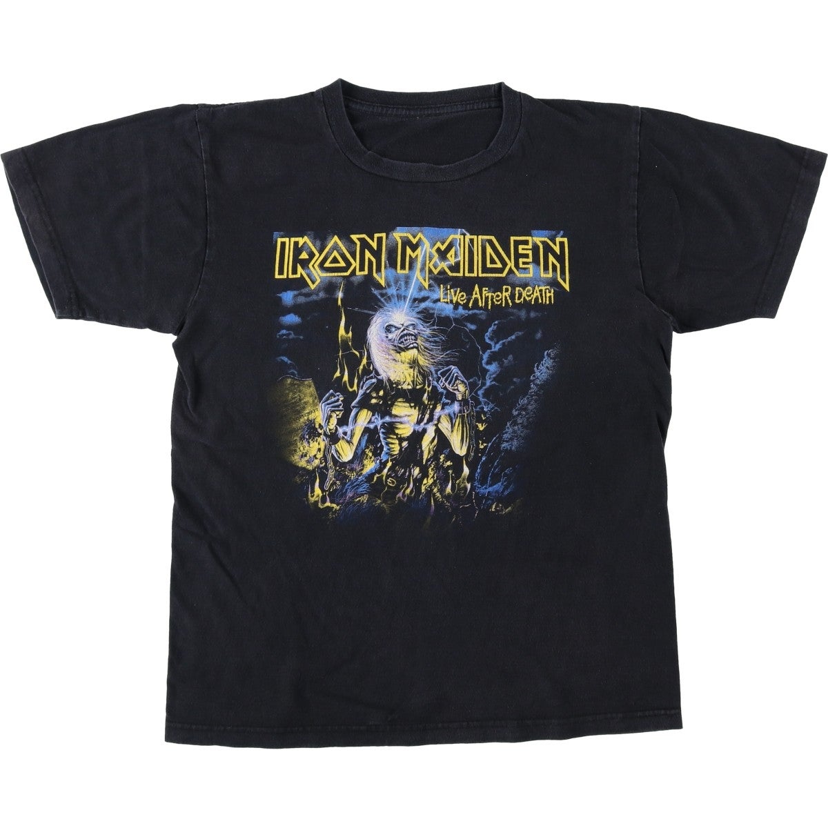 古着 グローバル global IRON MAIDEN アイアンメイデン バンドTシャツ