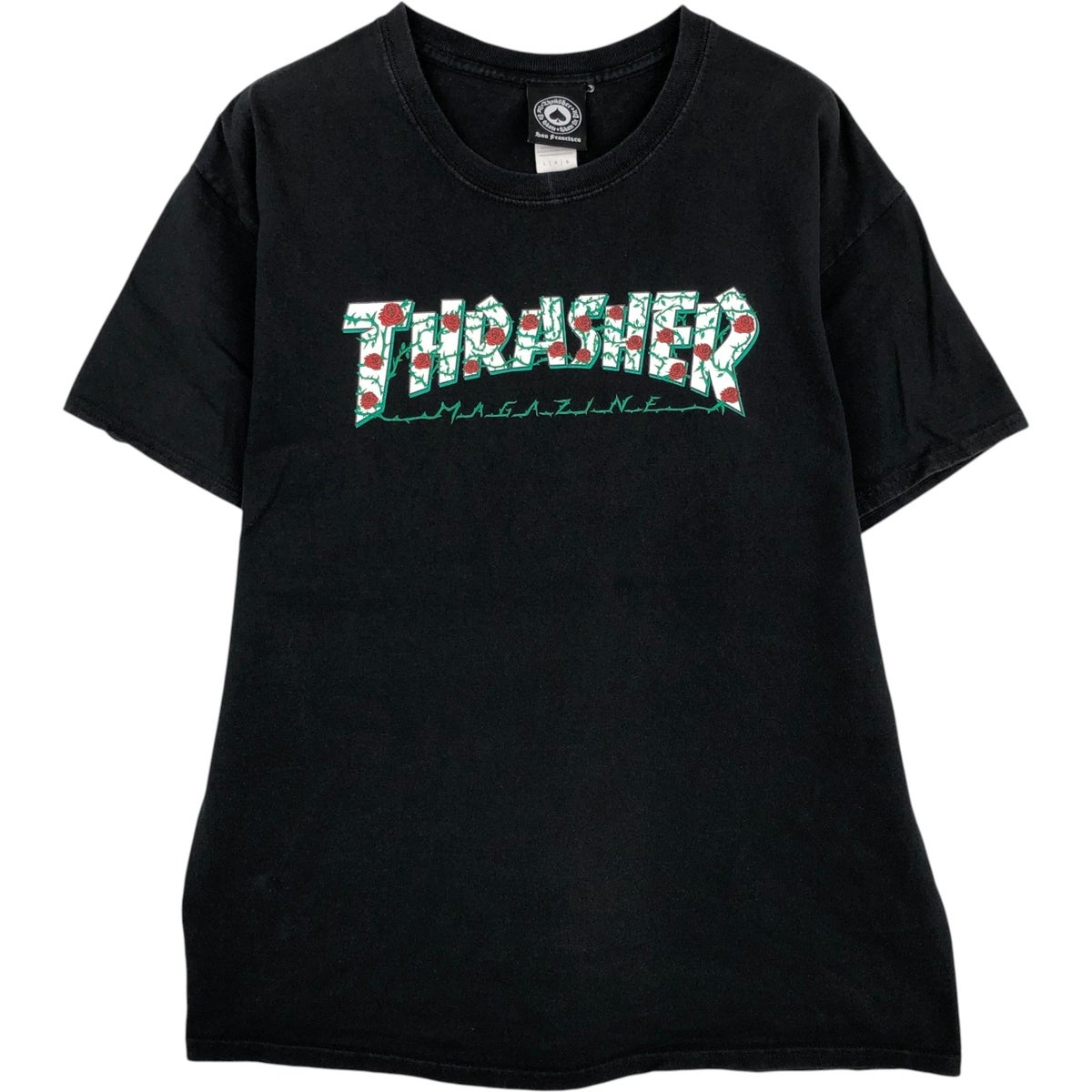 古着 スラッシャー THRASHER サーフ スケートTシャツ メンズL相当
