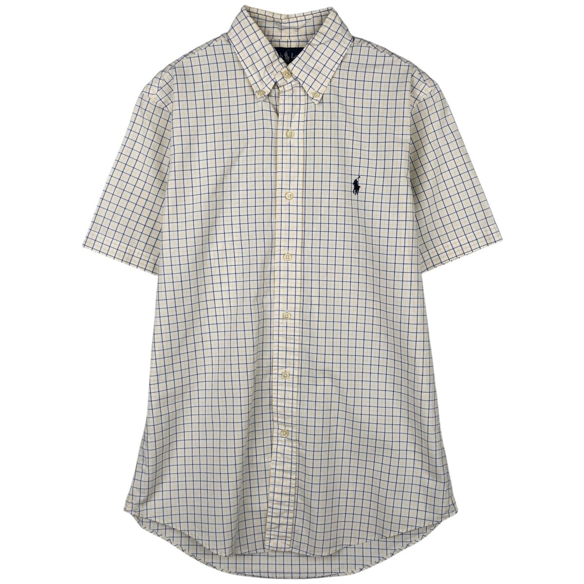 古着 ラルフローレン Ralph Lauren CUSTOM FIT パッチワーク 半袖