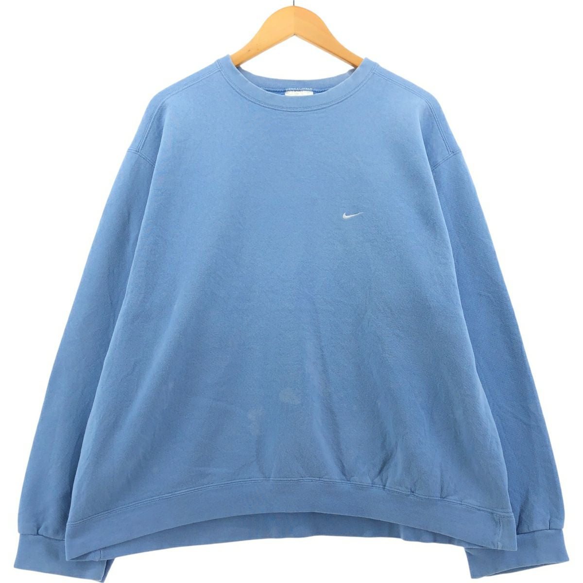 古着 90年代 ナイキ NIKE ワンポイントロゴスウェットシャツ