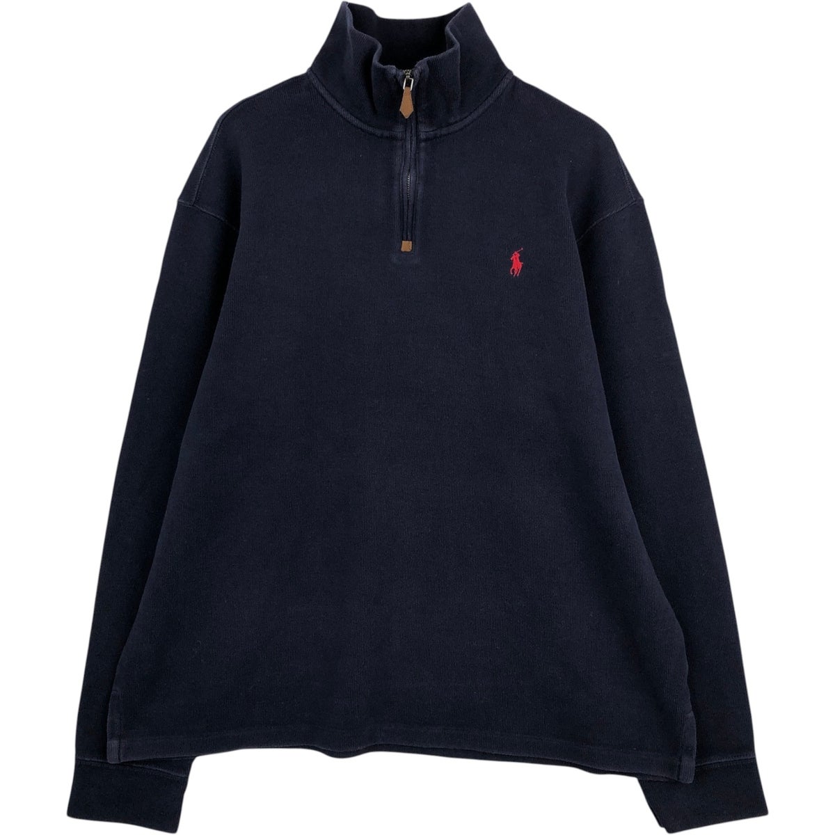 POLO RALPH LAUREN ハーフジップRL フリース スウェットシャツ 古着 ラルフローレン Ralph Lauren POLO by Ralph Lauren ハーフジップ
