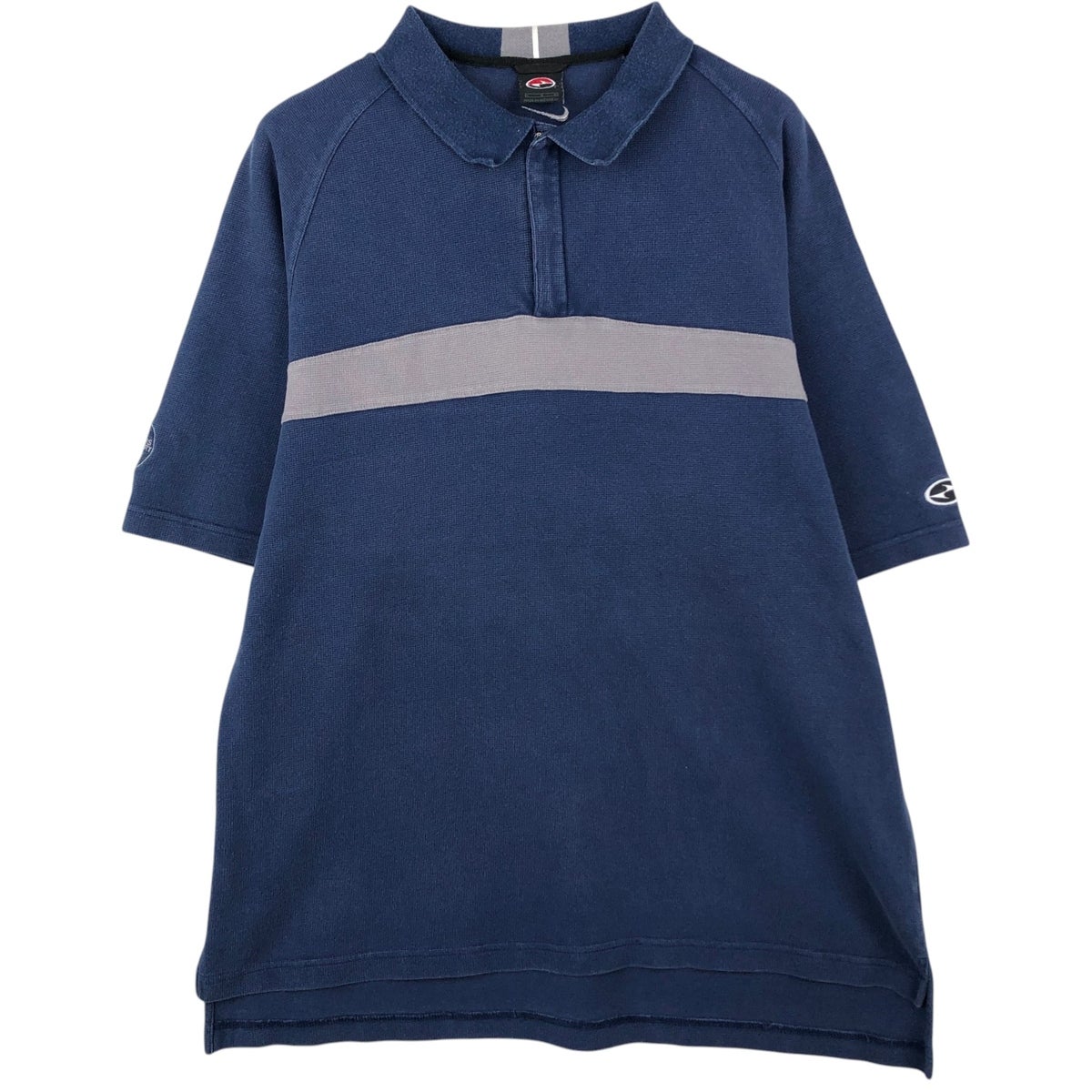 古着 ナイキ NIKE カレッジ 半袖 ラガーシャツ メンズM相当 /eaa635116