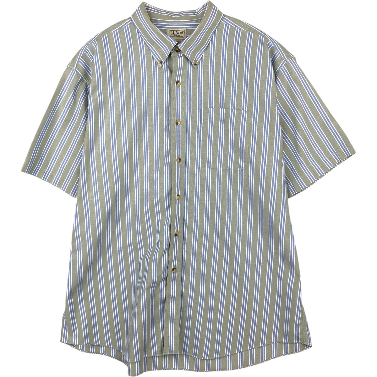 古着 70～80年代 エルエルビーン L.L.Bean マルチストライプ 長袖