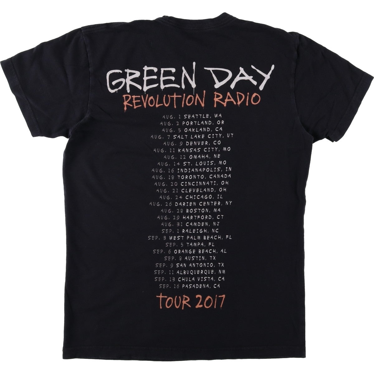 古着 Green Day グリーンデイ バンドTシャツ バンT メンズXL相当