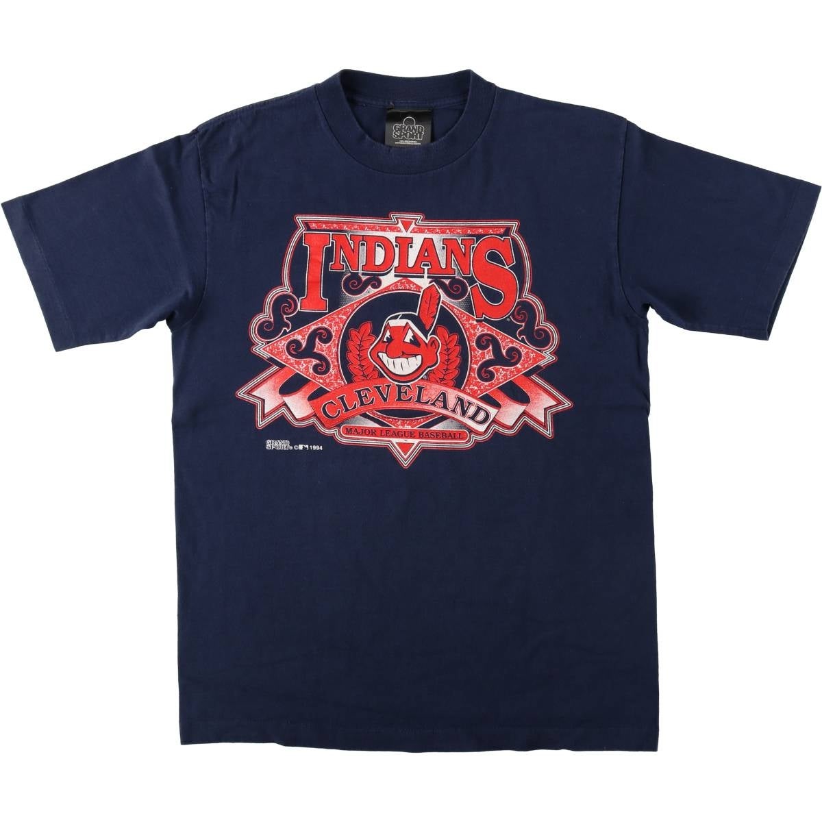古着 90年代 GRAND SPORT MLB CLEVELAND INDIANS クリーブランド