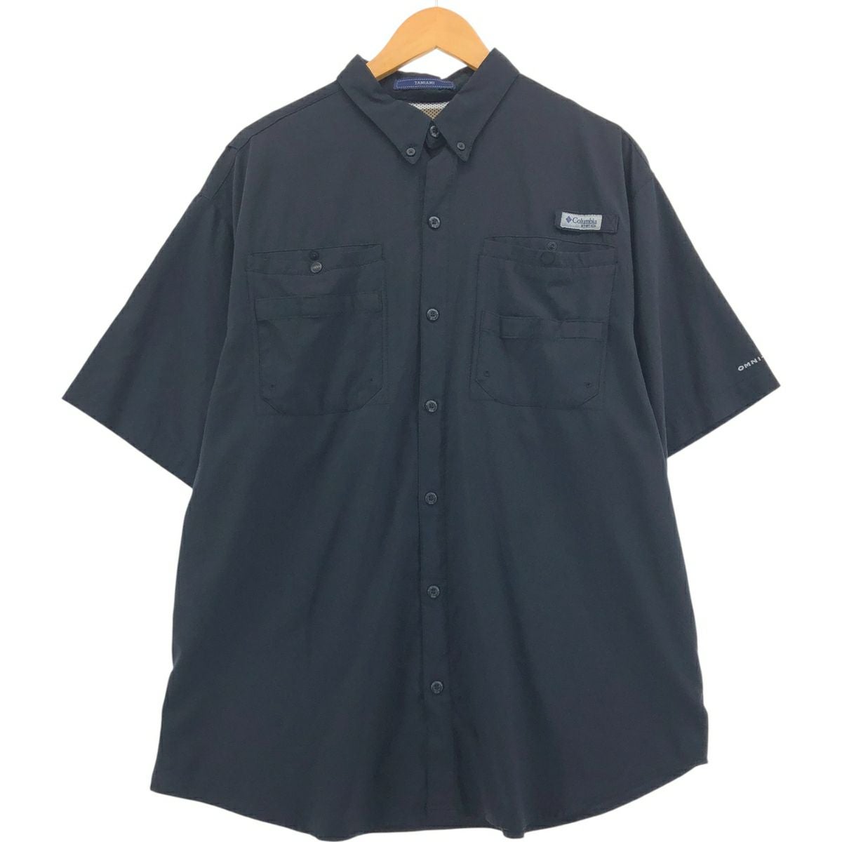 古着 コロンビア Columbia PFG OMNI-SHADE オムニシェイド ボタン