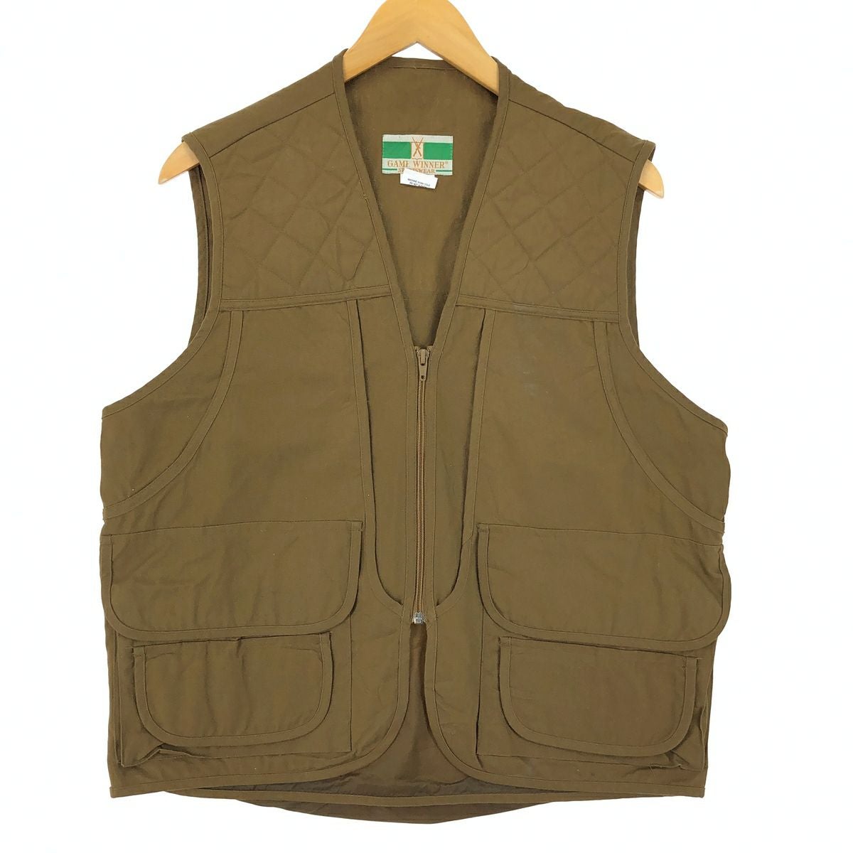古着 80年代 GAME WINNER ハンティングベスト メンズL ヴィンテージ