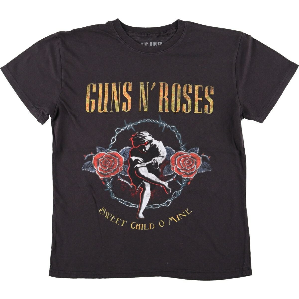 古着 GUNS N ROSES ガンズアンドローゼズ バンドTシャツ バンT メンズM