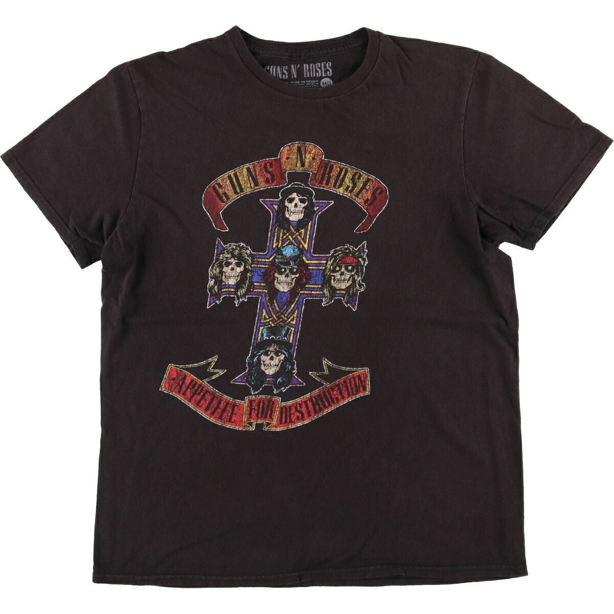 古着 GUNS N ROSES ガンズアンドローゼズ ドクロ柄 スカル柄 バンドT