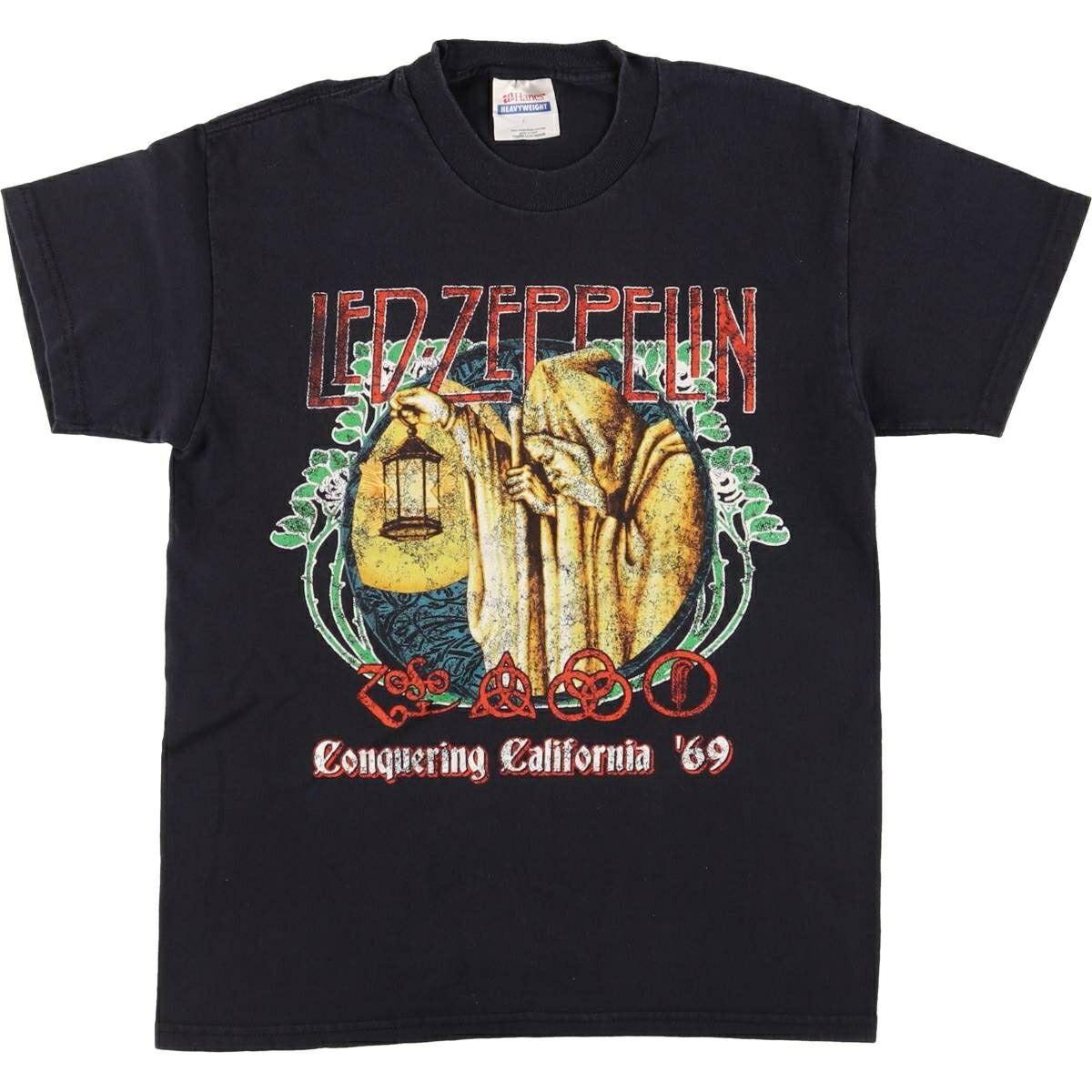 古着 00年代 ヘインズ Hanes Led Zeppelin レッドツェッペリン バンドT