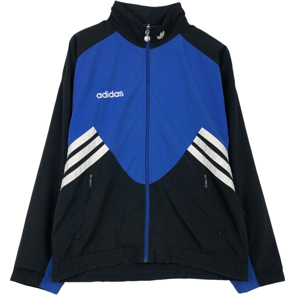 【激レア】アディダスオリジナルス　ナイロンジャケット　プルオーバー　完売モデル 古着 00年代 アディダス adidas ハーフジップ ナイロンプルオーバー