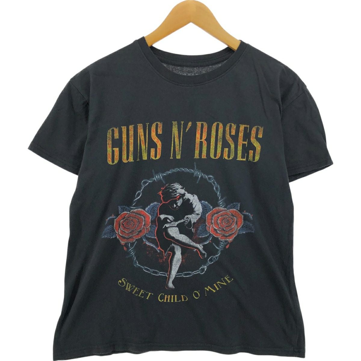 古着 GUNS N ROSES ガンズアンドローゼズ バンドTシャツ バンT メンズM