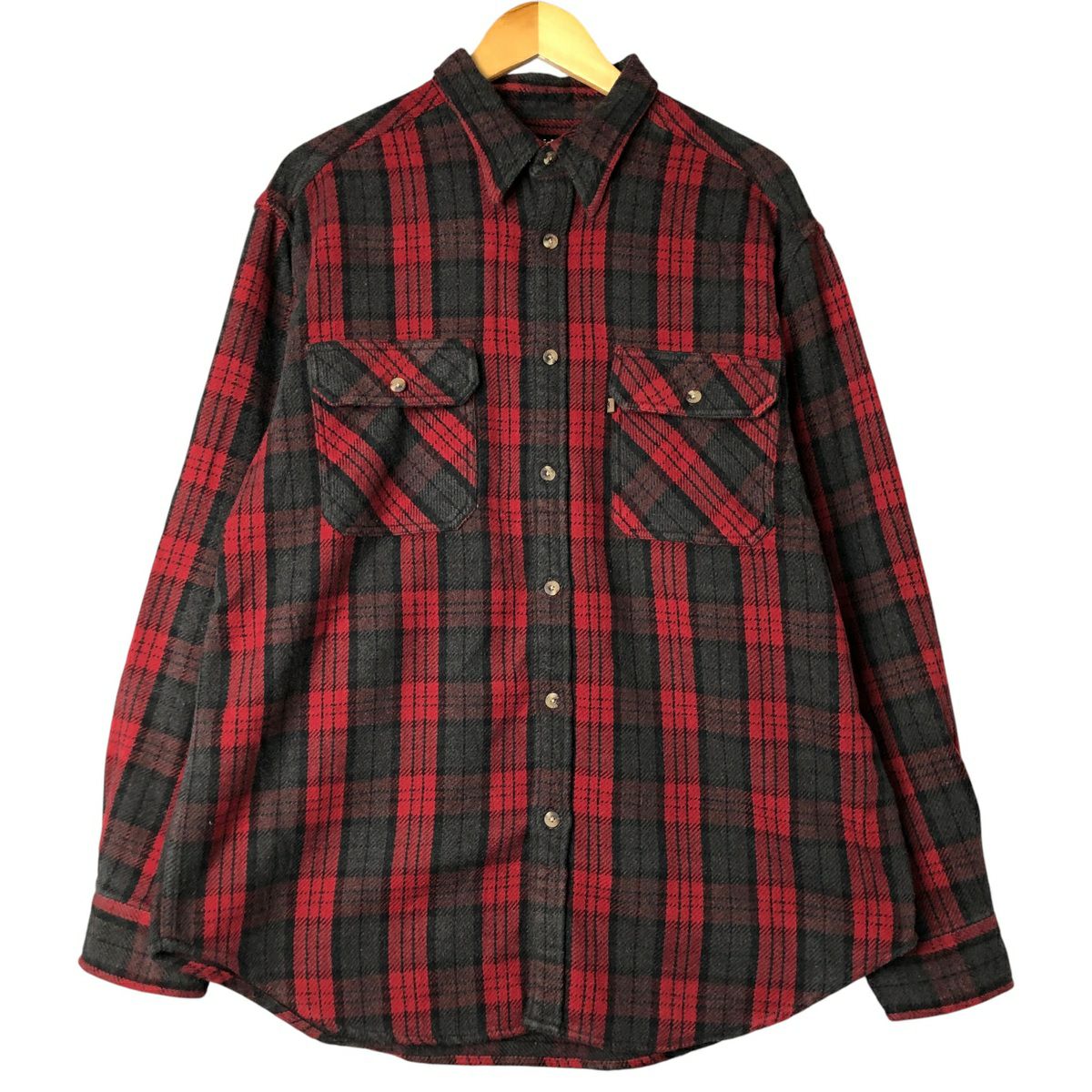 古着 ステューシー STUSSY オンブレチェック 長袖 フランネルチェック