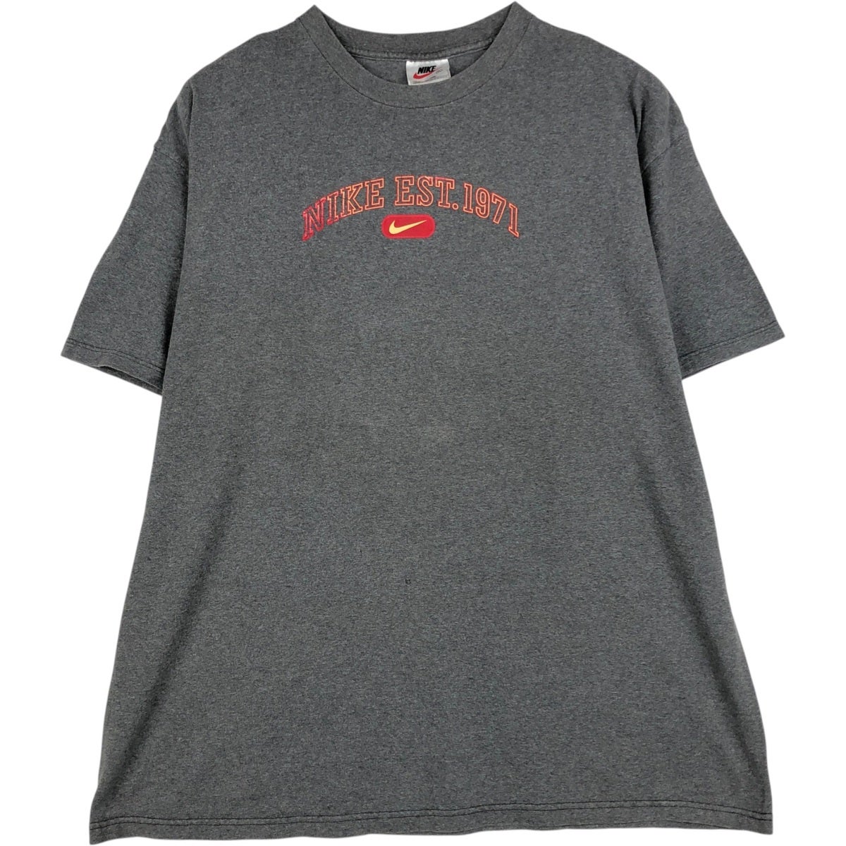 古着 90年代～ ナイキ NIKE ロゴプリントTシャツ USA製 メンズL相当