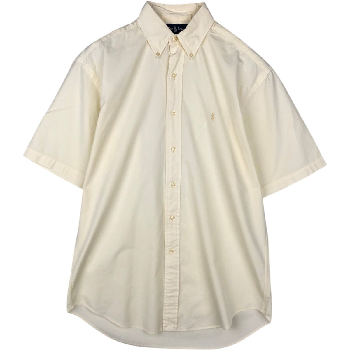 古着 ラルフローレン Ralph Lauren BLAKE 半袖 リネン ボタンダウン