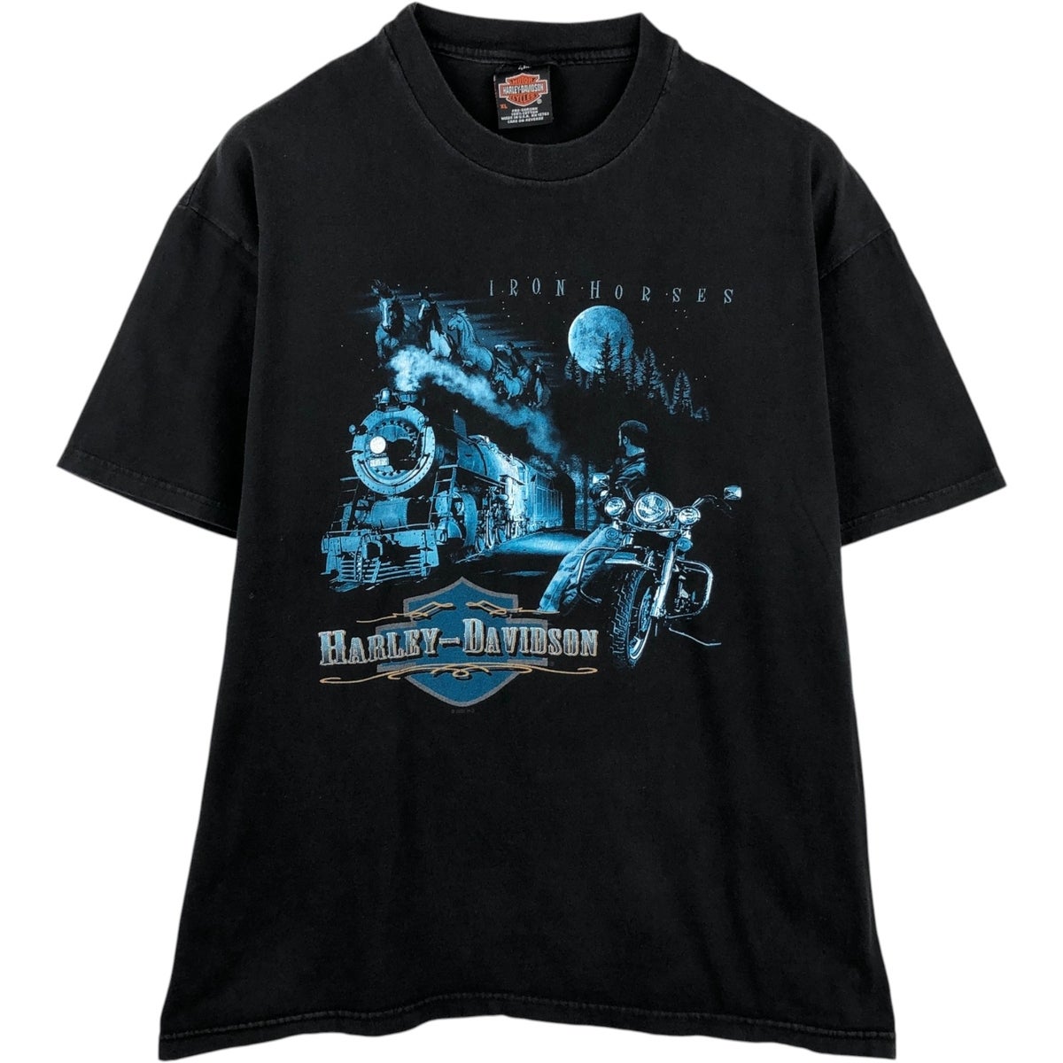 USA製 Harley-Davidson Tシャツ　フェード　ハーレーT 2XL 古着 ハーレーダビッドソン Harley-Davidson モーターサイクル バイクT