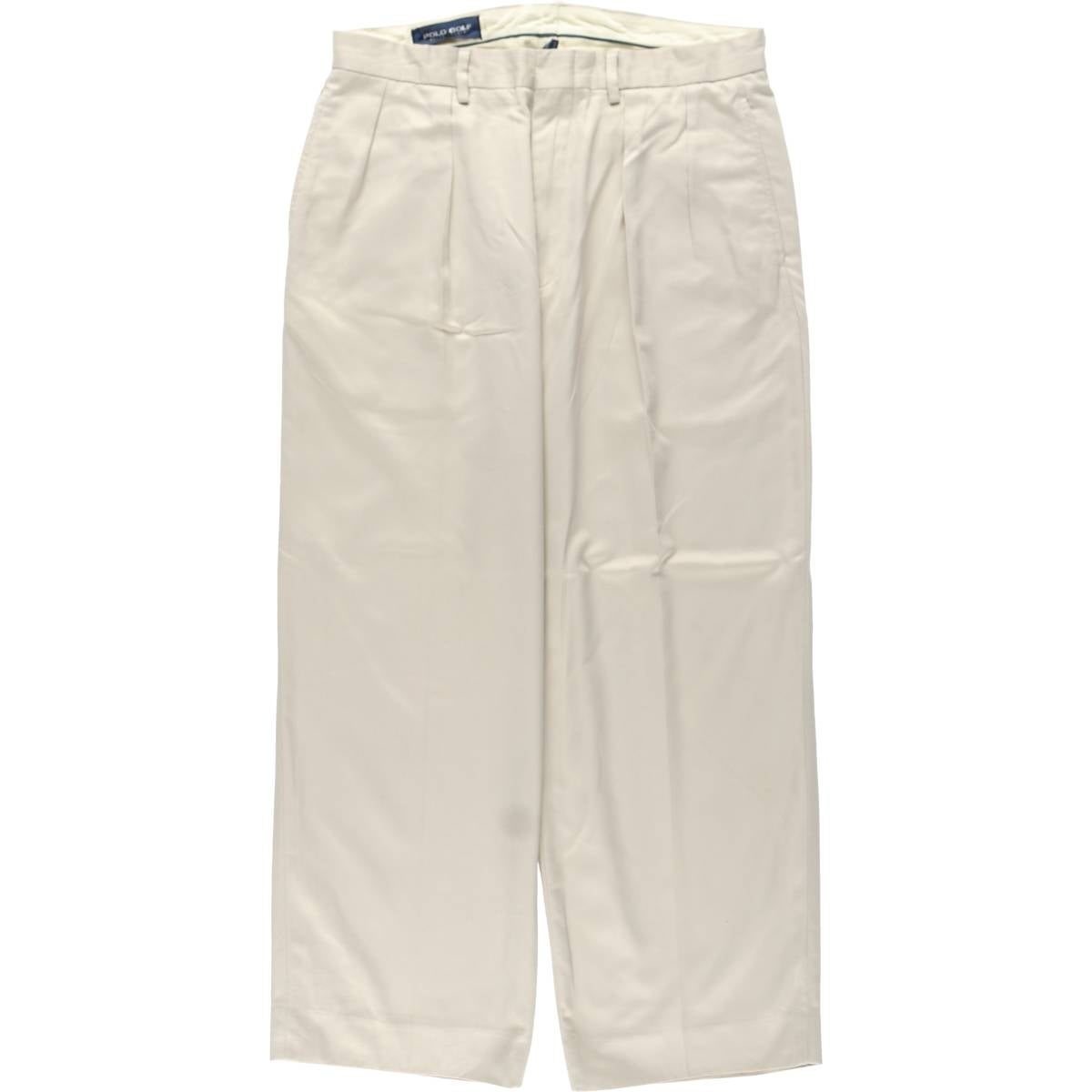 古着 ラルフローレン Ralph Lauren POLO GOLF ポロゴルフ ツータック スラックスパンツ メンズw33相当/eaa622346 古着 ラルフローレン Ralph Lauren POLO GOLF ポロゴルフ ツータック