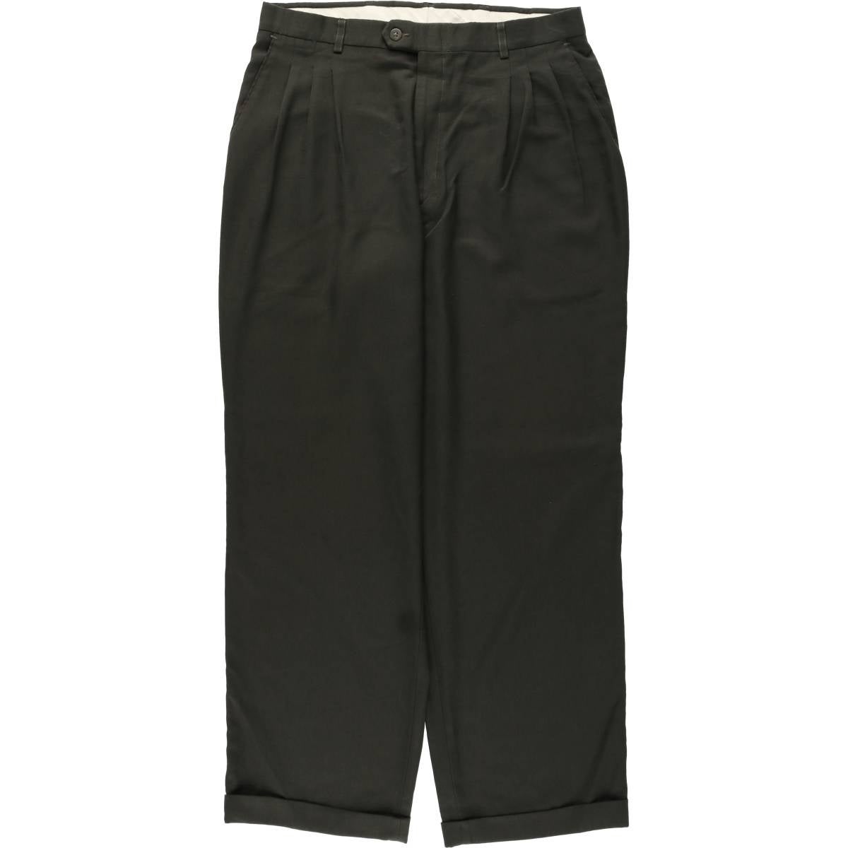 古着 ハガー HAGGAR Black Label ツータック スラックスパンツ USA製
