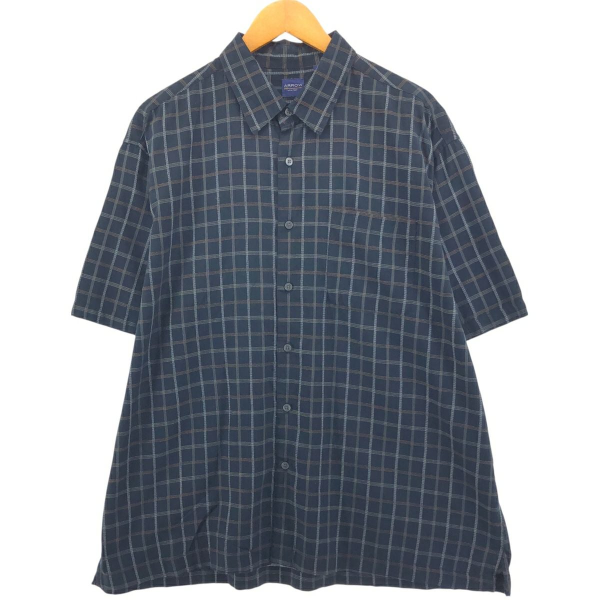 古着 70年代 FILENE'S 半袖 ストライプシャツ メンズM相当 ヴィンテージ /eaa553609 古着 70年代 FILENES 半袖 ストライプシャツ メンズM相当 ヴィンテージ