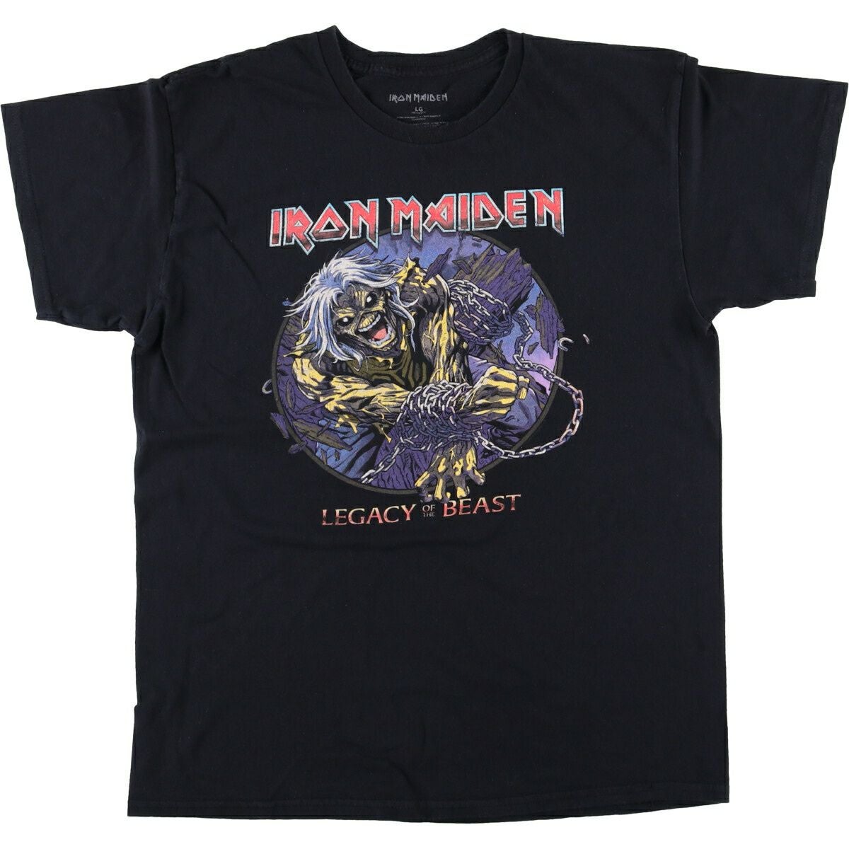 古着 グローバル global IRON MAIDEN アイアンメイデン バンドTシャツ