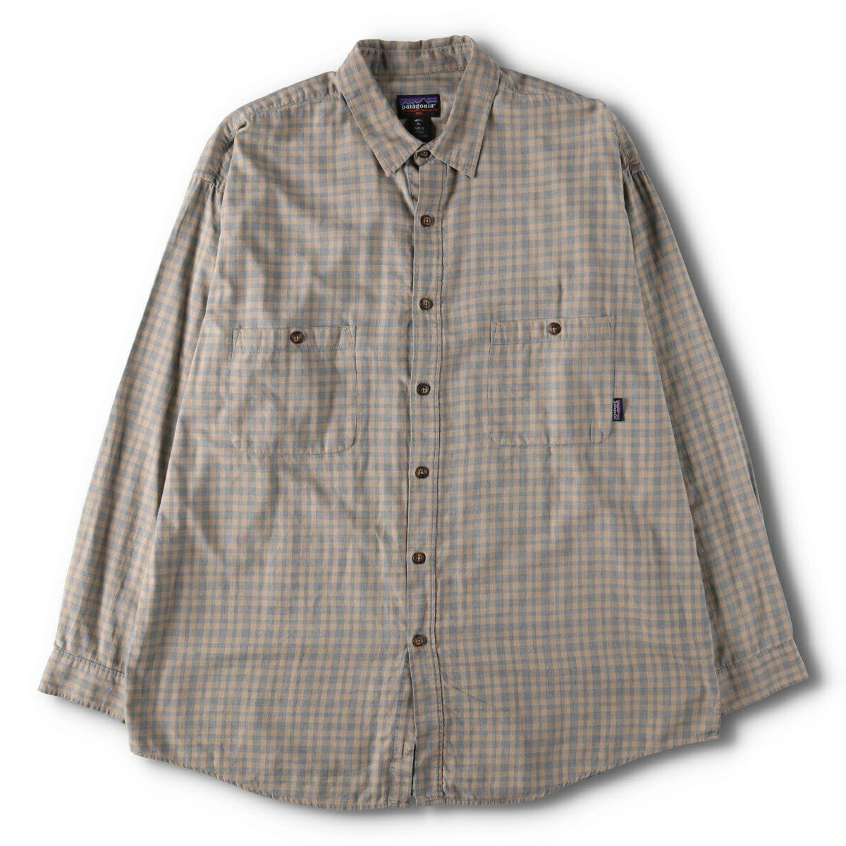 古着 90年代 パタゴニア Patagonia チェック柄 長袖 コットンシャツ