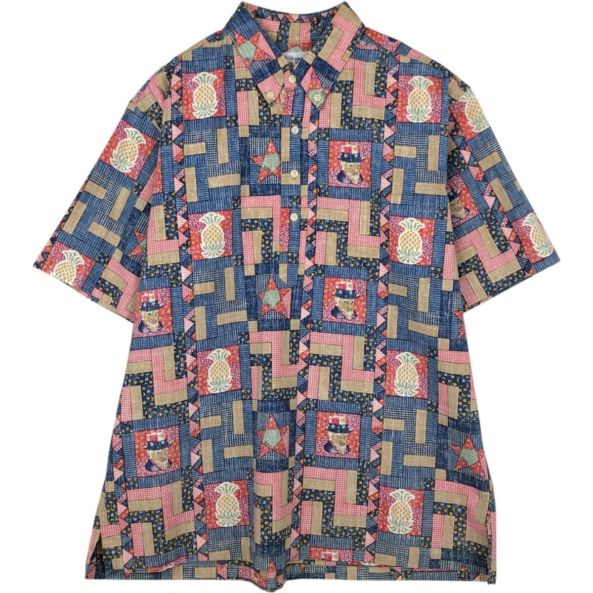 古着 90年代 レインスプーナー REYNSPOONER 水着 ビキニタグ 花柄