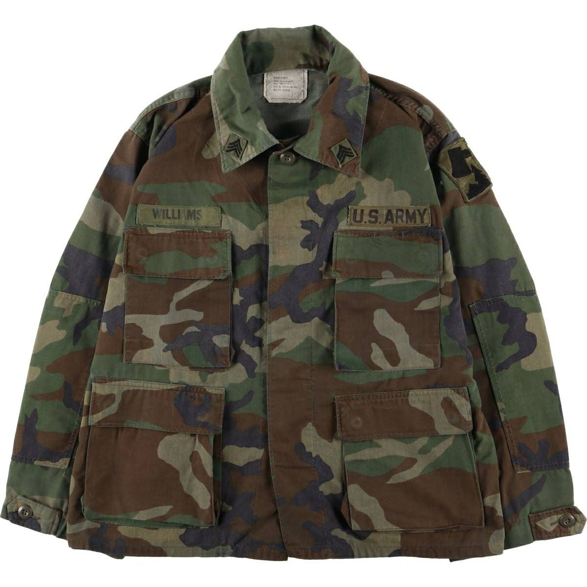 古着 90年代 米軍 ECWCS 1st GEN 中期型 迷彩柄 ウッドランドカモ