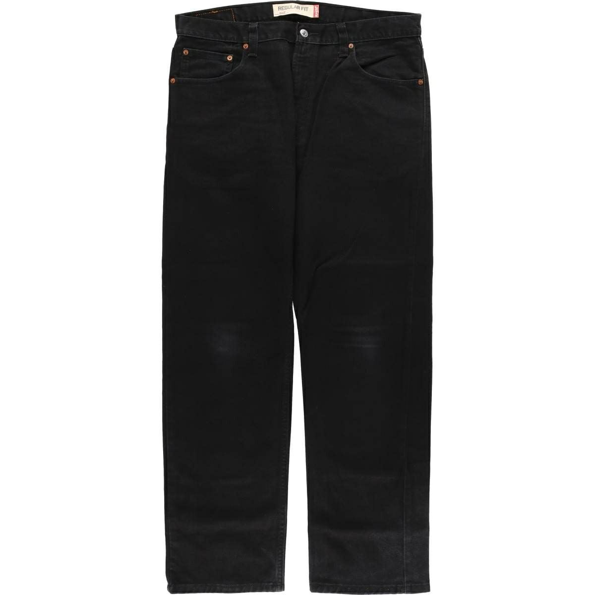 古着 リーバイス Levis 505 REGULAR FIT ブラックデニム テーパード