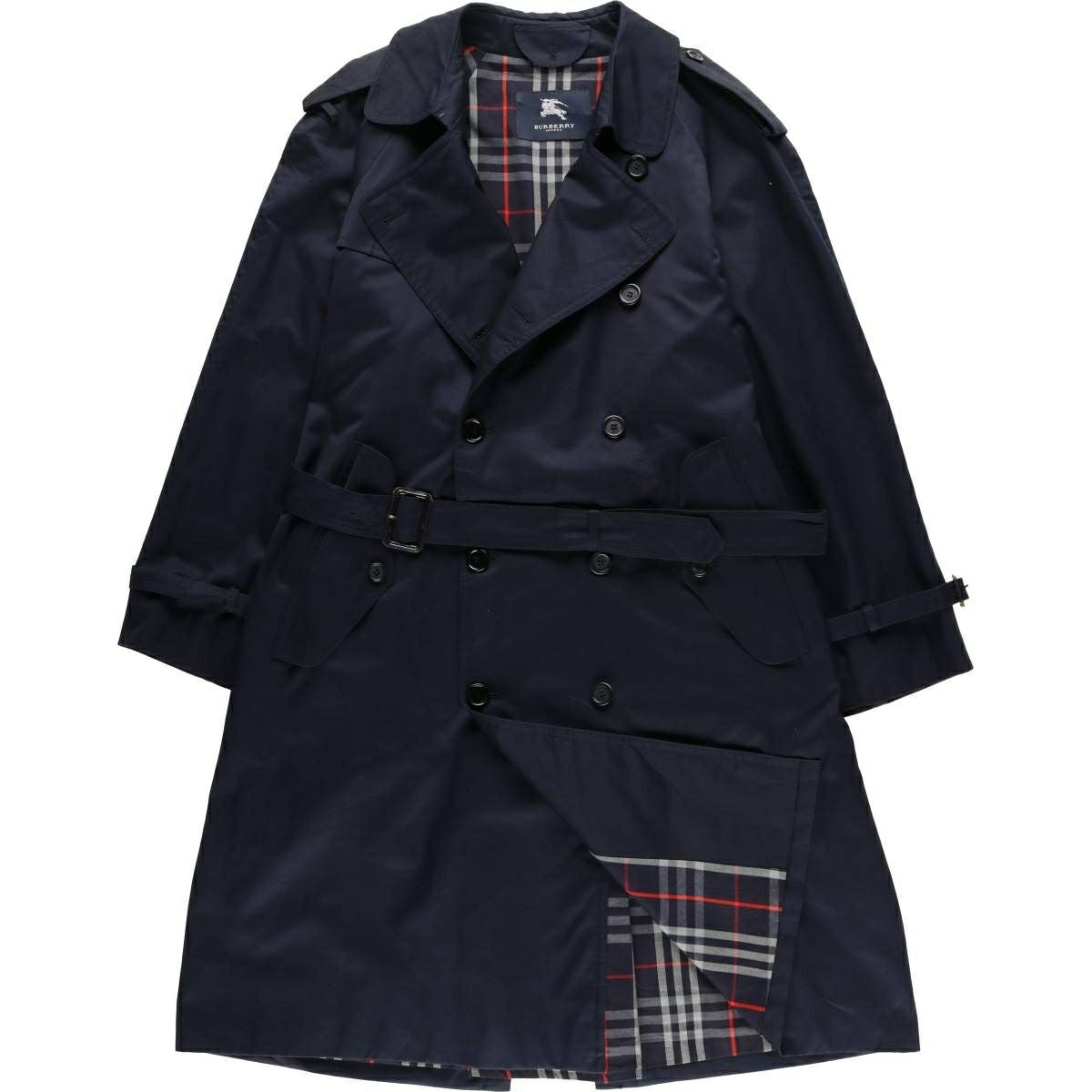 古着 バーバリー Burberrys LONDON チェック柄 ハーフコート