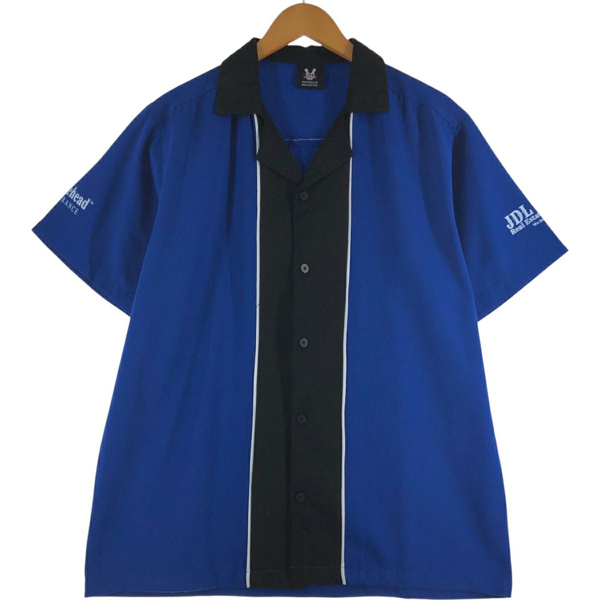 古着 ヒルトン HILTON オープンカラー ボウリングシャツ ボックス