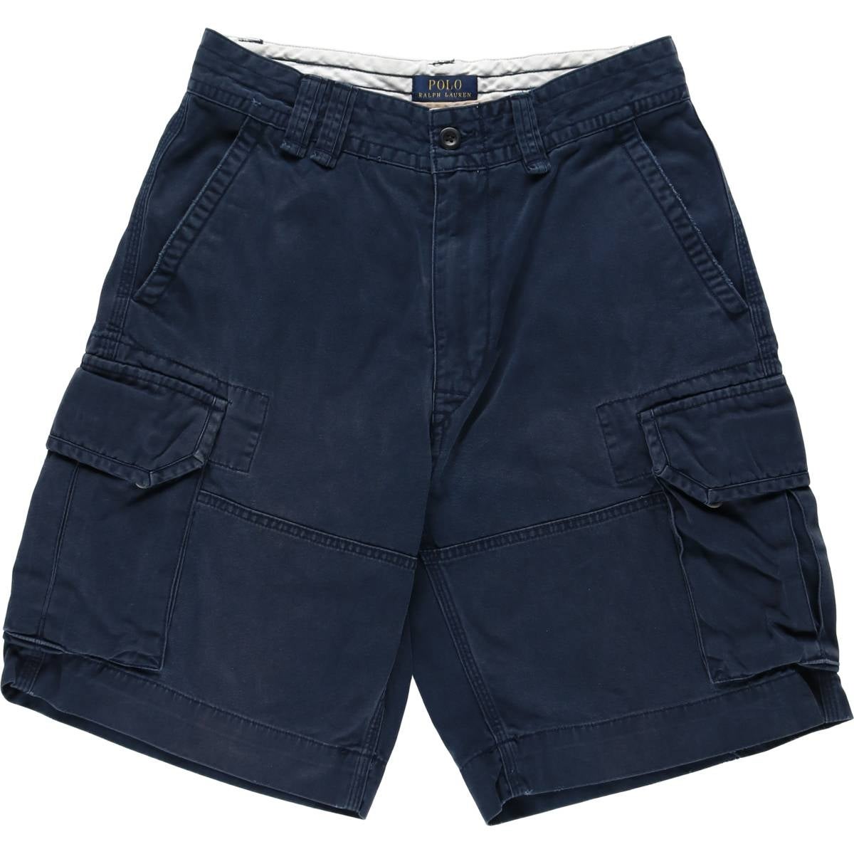 90s Ralph Lauren カーゴショーツ ネイビー ラルフローレン 古着 ラルフローレン Ralph Lauren POLO RALPH LAUREN カーゴショーツ