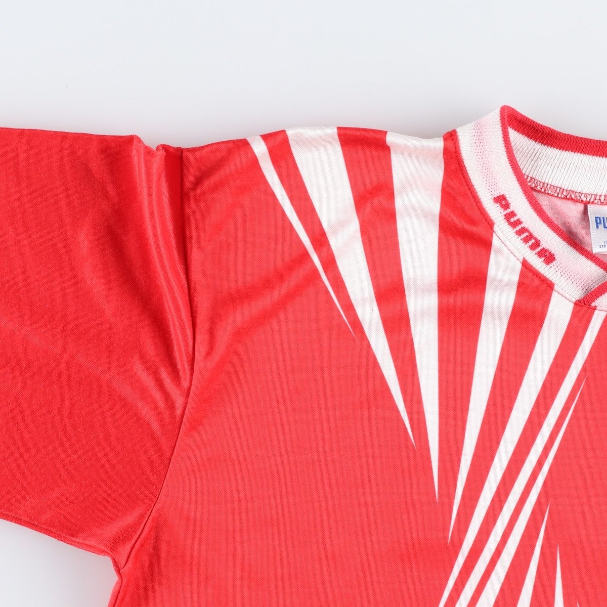 古着 80～90年代 プーマ PUMA 総柄 サッカーユニフォーム ゲームシャツ